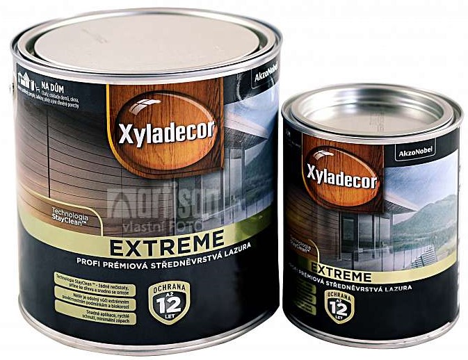 XYLADECOR Extreme - balení 0.75 l a 2.5 l